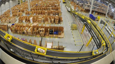 Gemeinsam arbeiten DB Schenker und Amazon an der Verbesserung der Inbound-Logistik. Foto: Julian StähleStähle