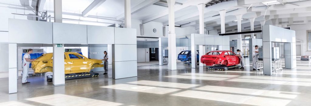 Die Autofabrik der Zukunft – zumindest bei Audi © Audi AG