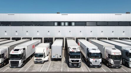 Logistikimmobilie von DB Schenker