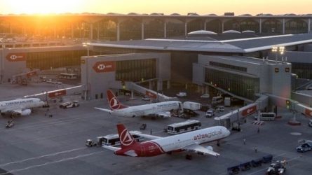 Brücke zwischen den Kontinenten - der neue Flughafen Istanbul Airport © IGA