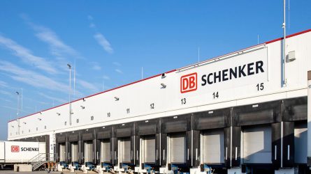 Das neue DB Schenker Umschlagterminal in Neufahrn entstand durch sukzessiven Abriss der Bestandsgebäude im laufenden Betrieb © Fuchs Bau GmbH