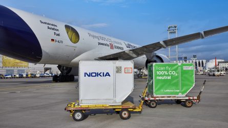 Nokia käyttää jatkossa lentorahtiinsa DB Schenkerin ja Lufthansa Cargon hiilineutraalia lentorahtiyhteyttä.