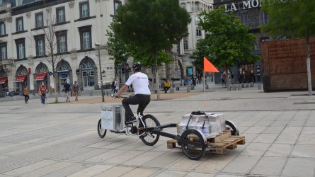 Livraison urbaine en vélo-cargo