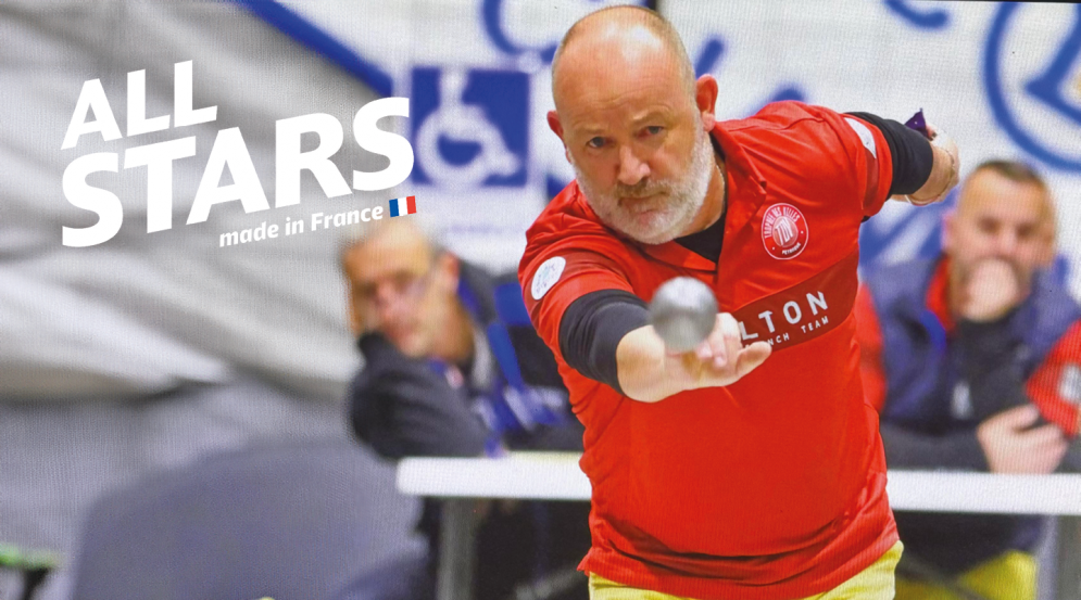 Thierry Fouillard pratique la pétanque