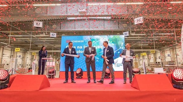 Uroczyste otwarcie nowego terminalu DB Schenker w Szczecinie